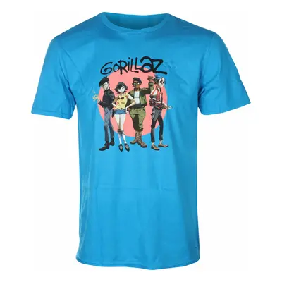 men's t-shirt Gorillaz - Group Circle Rise - ROCK OFF