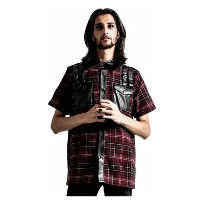 Men's shirt KILLSTAR - Daze Button-Up - BLOOD TARTAN