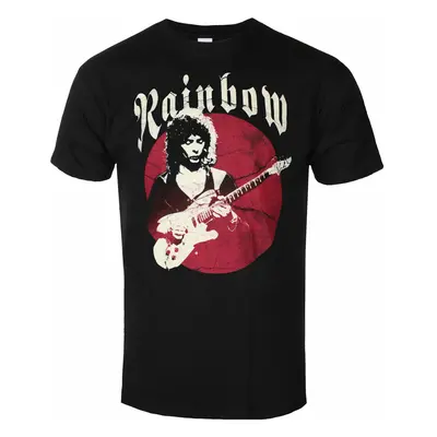 men's t-shirt RAINBOW - BLACKMORE'S NIGHT RAINBOW - BLACK - PLASTIC HEAD