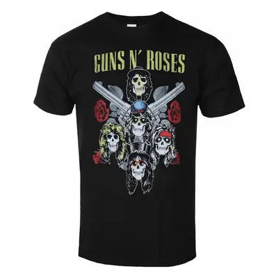 Men's t-shirt Guns N' Roses - Pistols & Roses - Black - ROCK OFF