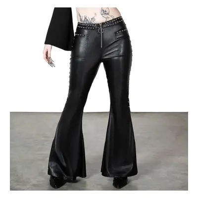 women's trousers KILLSTAR - Sulfuric Magma Flares - Black