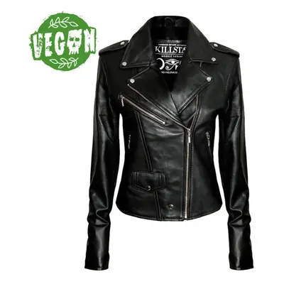 women's jacket (curvy) KILLSTAR - Vegan Biker - Black