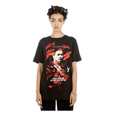 t-shirt hardcore unisex - Frida Flowers - DISTURBIA