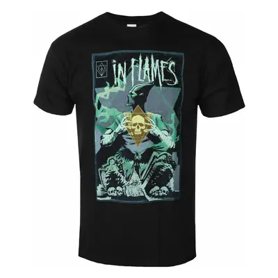 men's t-shirt In Flames - Comic Cover - Black