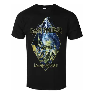 men's t-shirt Iron Maiden - Live After Death Diamond BL - ROCK OFF