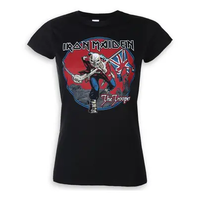 t-shirt metal women's Iron Maiden - Trooper Red Sky - ROCK OFF