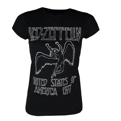 t-shirt metal women's Led Zeppelin - USA - NNM