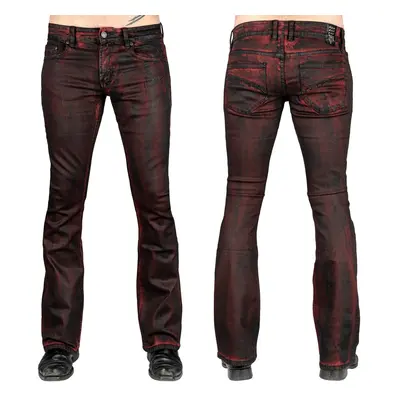 Men's trousers (jeans) WORNSTAR - Hellraiser Crimson Coated