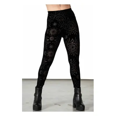 women's trousers (leggings) KILLSTAR - Brielle - Black