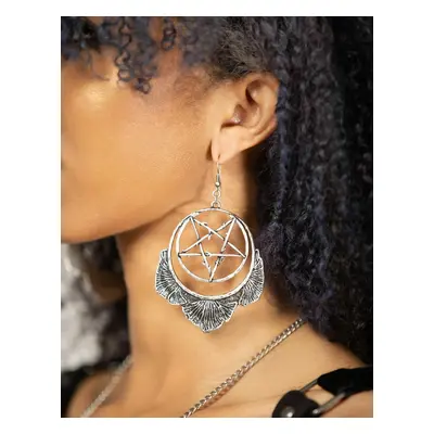 earrings KILLSTAR - Mushroom Ritual - Silver