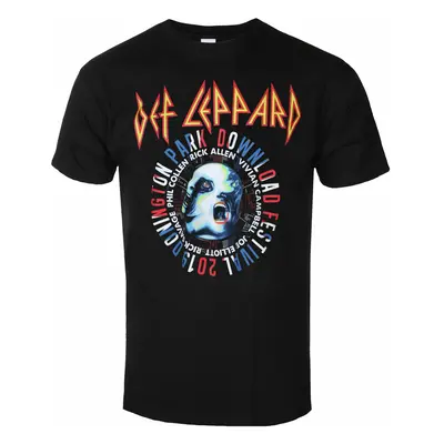 men's t-shirt Def Leppard - Download Fest - Black - ROCK OFF