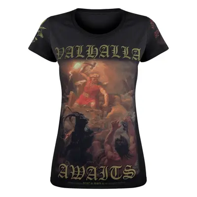 Women's t-shirt VICTORY OR VALHALLA - THOR'S FIGHT