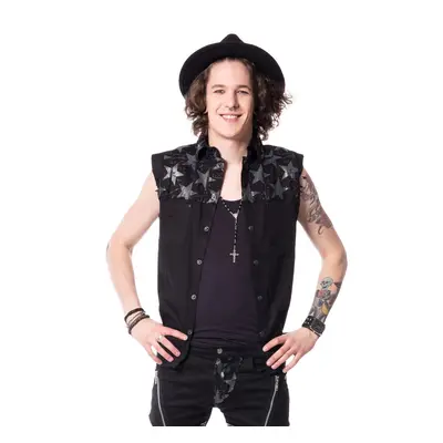 men's shirt (vest) Vixxsin - STAR CHAOS - Black