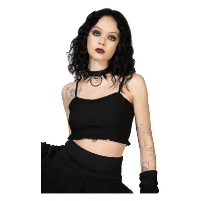 women's tank top KILLSTAR - Ines Crop - Black