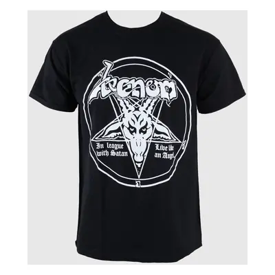 t-shirt metal men's Venom - In League With Satan - RAZAMATAZ