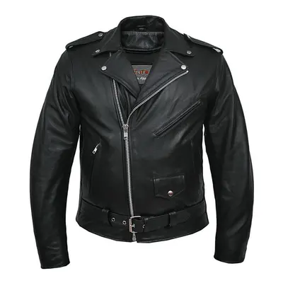 Men's leather biker jacket UNIK