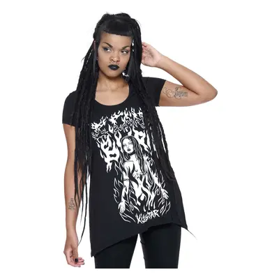 Women's t-shirt KILLSTAR - I Can't Burn - BLACK