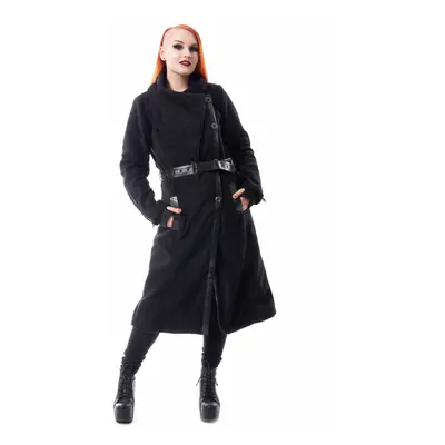 coat women's Poizen Industries - LOST - BLACK