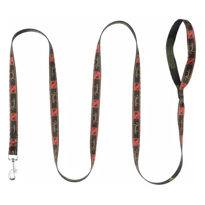 dog leash PERRIS LEATHERS - Fender - Black Red Yellow