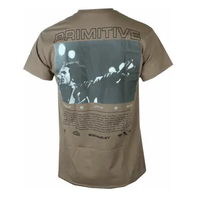 men's t-shirt PRIMITIVE x BOB MARLEY - Rising Sun - safari