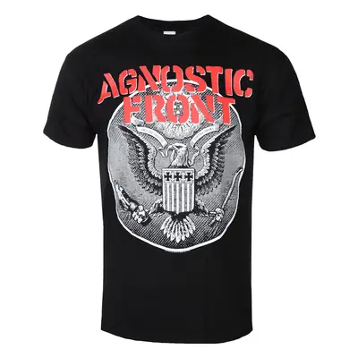 t-shirt metal men's Agnostic Front - ALL EAGLE - PLASTIC HEAD