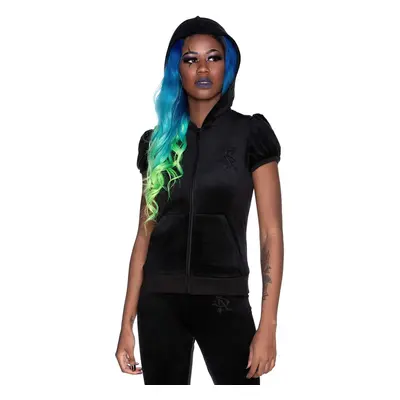 Women's sweatshirt KILLSTAR - Dee-Lux Velvet - Black