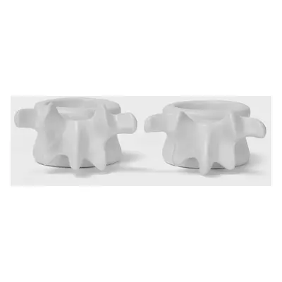 candle holder (set pcs) KILLSTAR - Ossuary - White