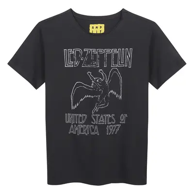 children's t-shirt Led Zeppelin - US Tour - Charcoal - AMPLIFIED