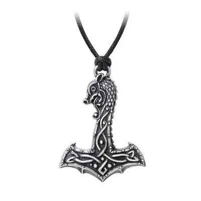 Pendant necklace ALCHEMY GOTHIC - Drakkar Hammer - Pewter