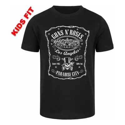 children's t-shirt Guns 'n Roses - (Paradise City) - black/white - METAL-KIDS