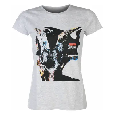 women's t-shirt Slipknot - Iowa Goat Shadow - HEATHER - ROCK OFF