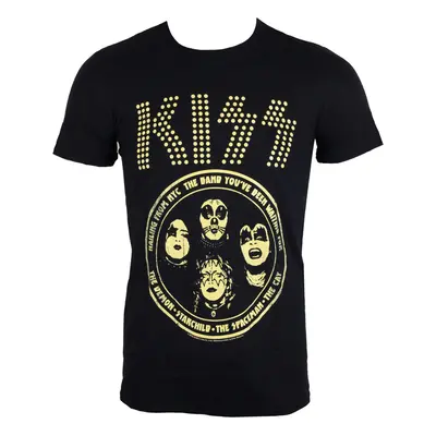 t-shirt metal men's Kiss - Band - LOW FREQUENCY