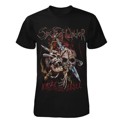 Metal T-Shirt men's Six Feet Under - Knife thru the Skull - ART WORX