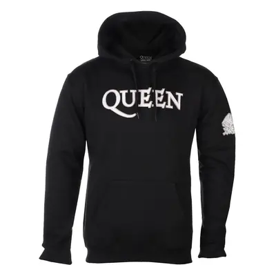 Men's hoodie Queen - Logo & Crest Applique - ROCK OFF