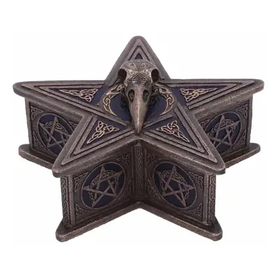 decoration (box) Pentagram Raven