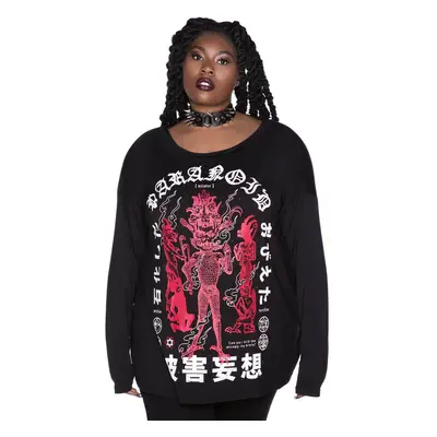 Women's t-shirt with a long sleeve KILLSTAR - Paranoid