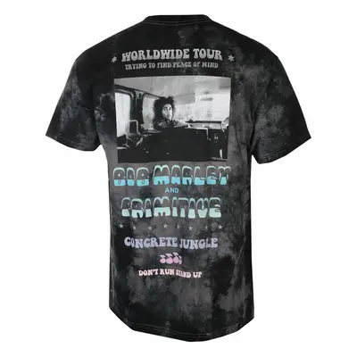 men's t-shirt PRIMITIVE x BOB MARLEY - Concrete Jungle Washed - black