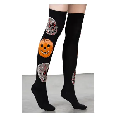 knee sock KILLSTAR - Morbid Over - Black