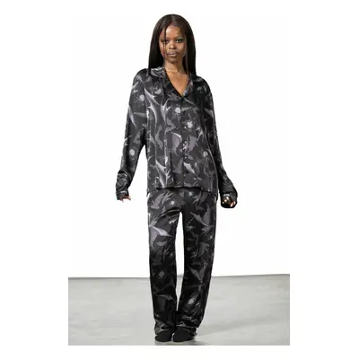 pajamas unisex (set) KILLSTAR - Midnight Ireland Lounge - Black