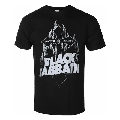 men's T-shirt Black Sabbath - Master Of Reality Cross - black