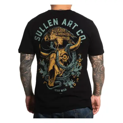 men's t-shirt SULLEN - PREMIUM - STAY WILD - JET BLACK