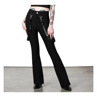 women's trousers KILLSTAR - Cutout Bondage - Black