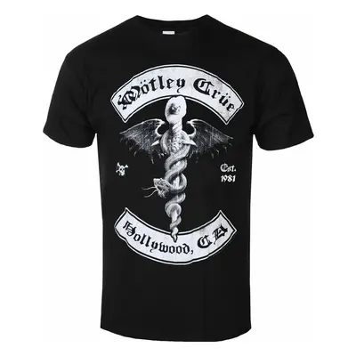 men's t-shirt Mötley Crüe - Feelgood Hollywood Revision - BLACK - ROCK OFF