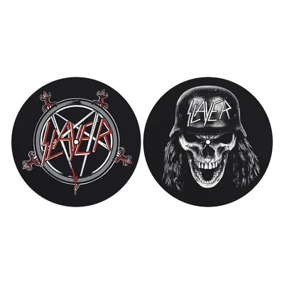 Turntable pad (set of 2pcs) SLAYER - PENTAGRAM - VVEHRMACHT - RAZAMATAZ