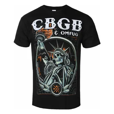 men's t-shirt CBGB - Liberty - BLACK - ROCK OFF