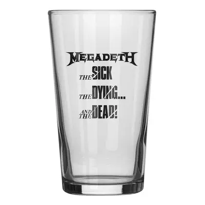 glass MEGADETH - THE SICK, THE DYING AND THE DEAD - RAZAMATAZ