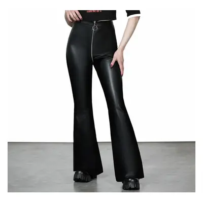 women's trousers KILLSTAR - Mother Of Demons Flares - Black