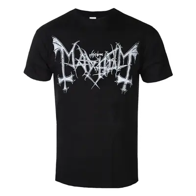 t-shirt metal men's Mayhem - Distressed Logo - RAZAMATAZ