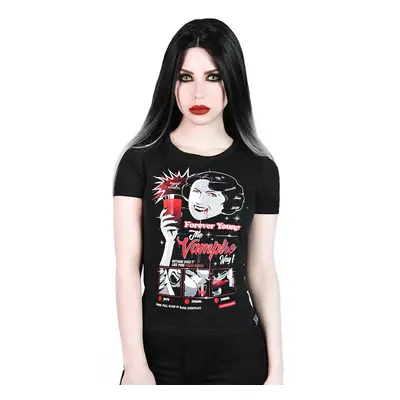 Women's t-shirt KILLSTAR - Forever Young Ringer