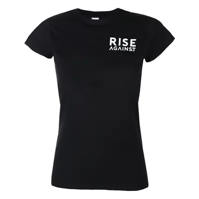 Women's t-shirt Rise Against - Wolves Pocket Girl Fitted - Black - KINGS ROAD